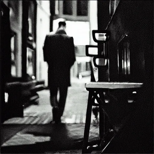 Image similar to “take yourself offline, Bernard. Film noir”