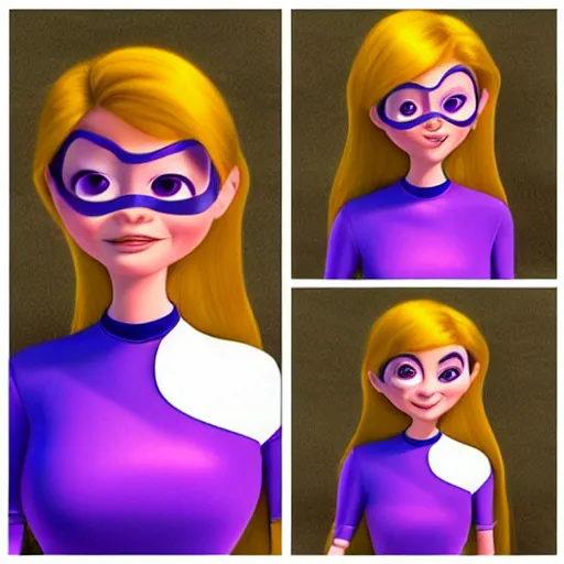 Image similar to violet from the incredibles