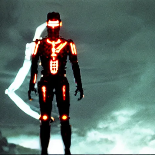 Prompt: movie still of cyborg sasuke, cinematic composition, cinematic light, criterion collection, by david lynch