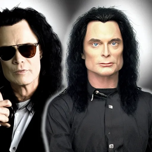 Image similar to tommy wiseau's the room, in the style of steve vance