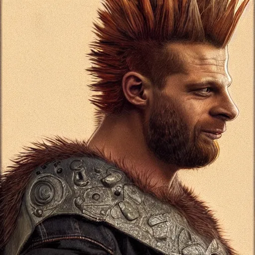 Prompt: portrait of bart simpson as a real human, soft hair, muscular, half body, leather, hairy, d & d, fantasy, intricate, elegant, highly detailed, digital painting, artstation, concept art, smooth, sharp focus, illustration, art by artgerm and greg rutkowski and alphonse mucha