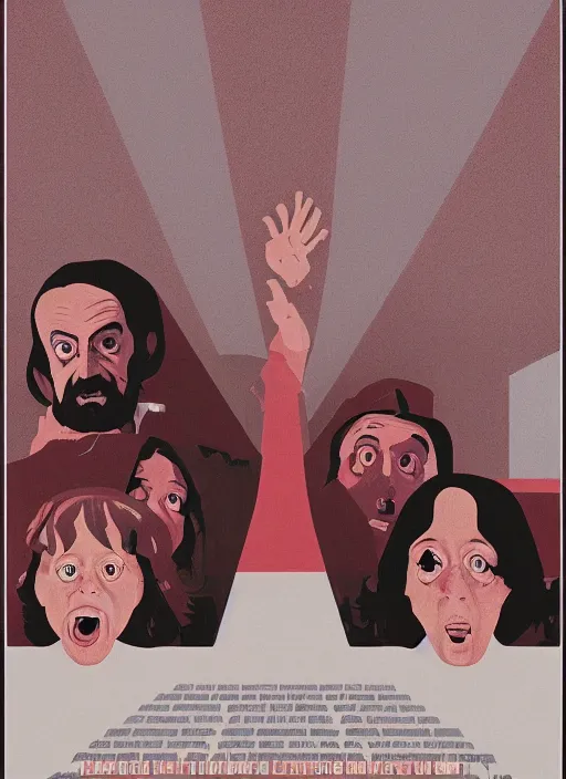 Image similar to poster for stanley kubrick's the shining