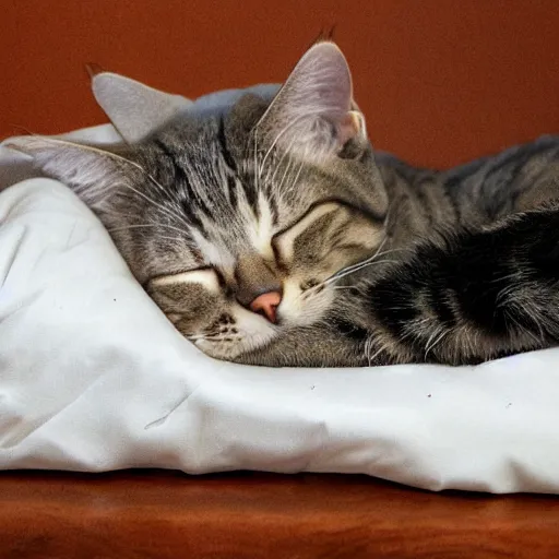 Image similar to cat sleeping