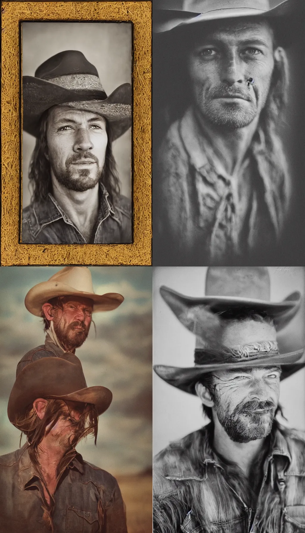 Prompt: photorealistic portrait of cowboy dutch van der linde, kodak portra, film grain