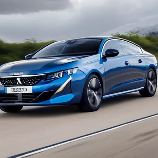 Image similar to peugeot 508 coupe 2020, full scene