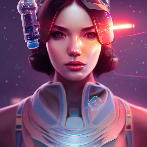 Image similar to beautiful scientist, sci - fi, utopian splash art, art by artgerm, intricately detailed, highly detailed, trending on artstation, 4 k, wallpaper - 1 0 2 4