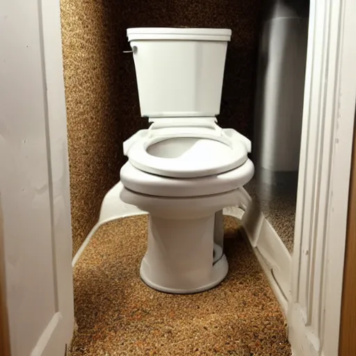 Image similar to disgusting clogged toilet