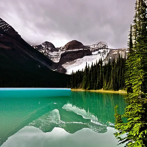 Prompt: Joffre Middle Lake, British Columbia, Canada