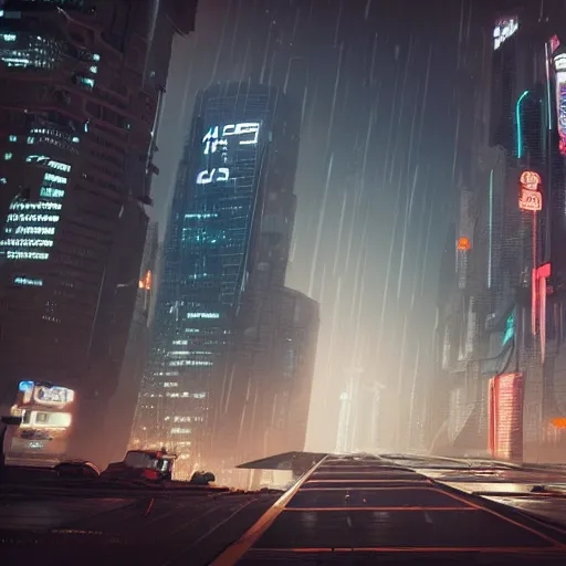 Prompt: cyberpunk dystopian city 8 k cinematic epic portal in the sky