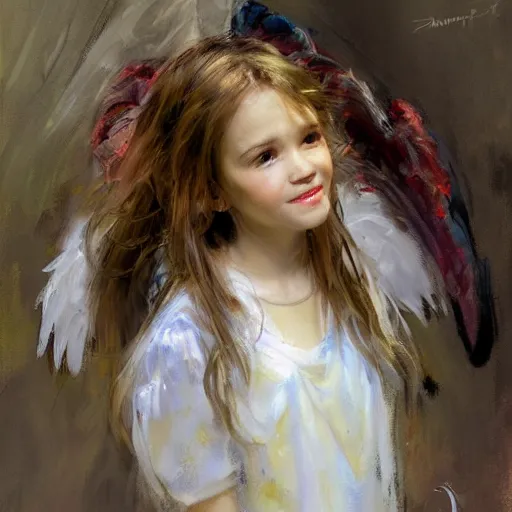 Image similar to angel, character portrait by Daniel F. Gerhartz