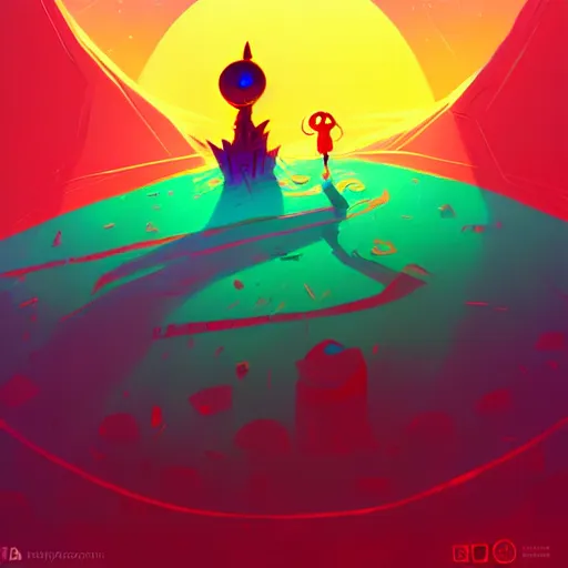 Image similar to curled perspective digital art of kufiyya by anton fadeev from nightmare before christmas