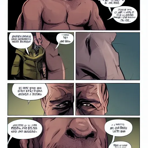 Prompt: portrait of an angry man with a rhino face, crime lord, tight shot, highly coherent, saga comic, fiona staples