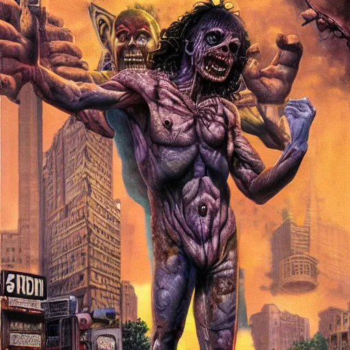 Image similar to high quality high detail painting by david mattingly and richard corben, hd, realistic matte painting, photorealistic lighting, modern supernatural urban horror