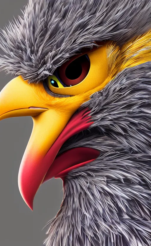 Image similar to phoenix bird, portrait, electric, furry, soft, concept art, sharp focus, intricate details, highly detailed, photorealistic, disney pixar, octane render, iridescent, anime, 8 k