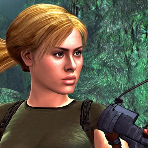 Image similar to an in-game screenshot of Adele in Tomb Raider (1996) PlayStation one 1