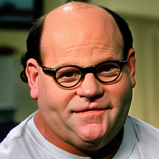 Prompt: george costanza with black skin