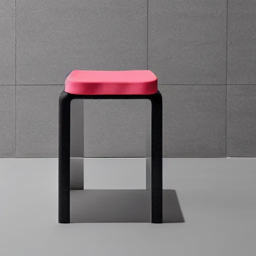 Image similar to the retrowave stool by tadao ando