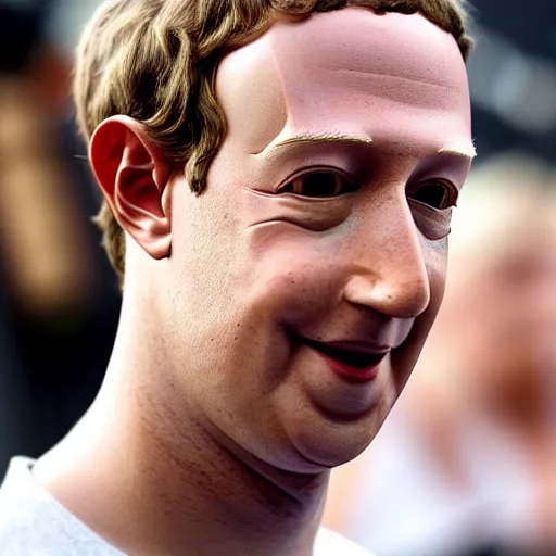 Image similar to Mark Zuckerberg as a robot, 4k