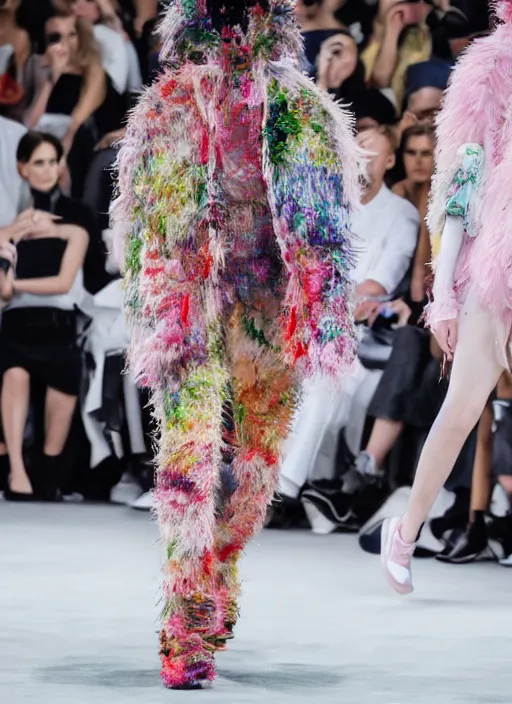 Image similar to hyperrealistic and heavy detailed balenciaga runway show of ghost busters, leica sl 2 5 0 mm, vivid color, high quality, high textured, real life