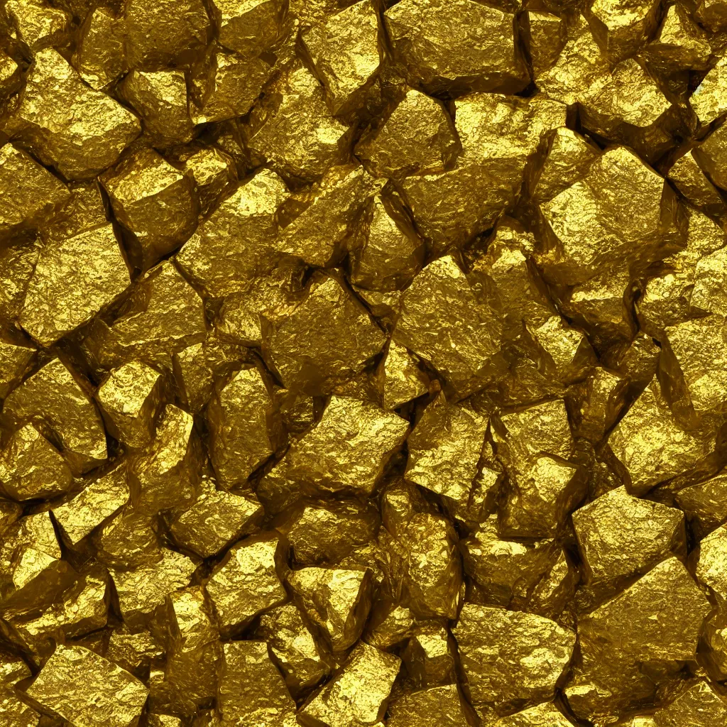 Image similar to huge gold mineral ore texture material, high definition, high detail, 8k, photorealistic