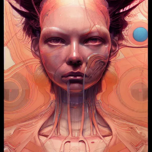 Image similar to citizen portrait soft light painted by james jean and katsuhiro otomo and erik jones, inspired by the fifth element, smooth face feature, intricate oil painting, high detail illustration, sharp high detail, manga and anime 1 9 9 9