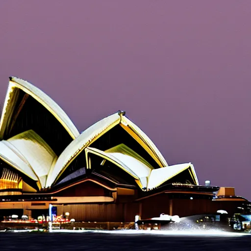 Image similar to a huge tornado going through the sydney opera house, photorealistic, handheld