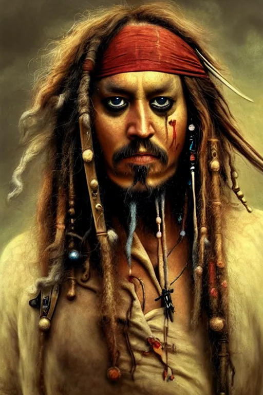 Image similar to perfectly - centered portrait - photograph of boris johnson as captain jack sparrow, real life portrait illustration by beksinski and jean delville, unreal engine 5, photorealism, hd quality, 8 k resolution, cinema 4 d, hdr dramatic cinematic lighting
