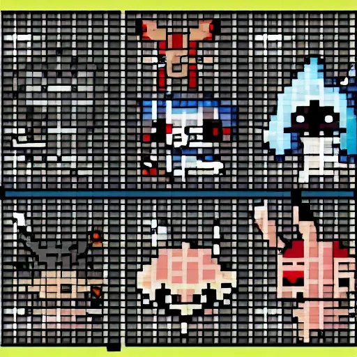 Image similar to binding of isaac pokemon turntable sprite sheet