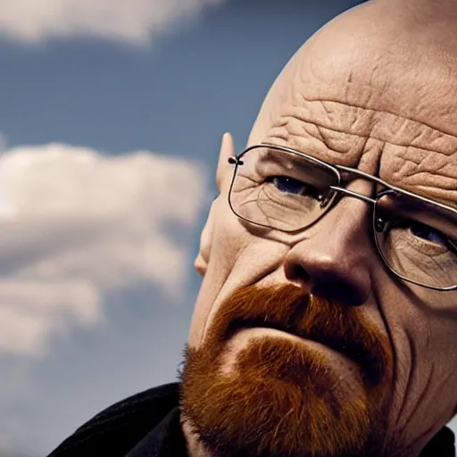 Image similar to Walter White as Thor, 8k