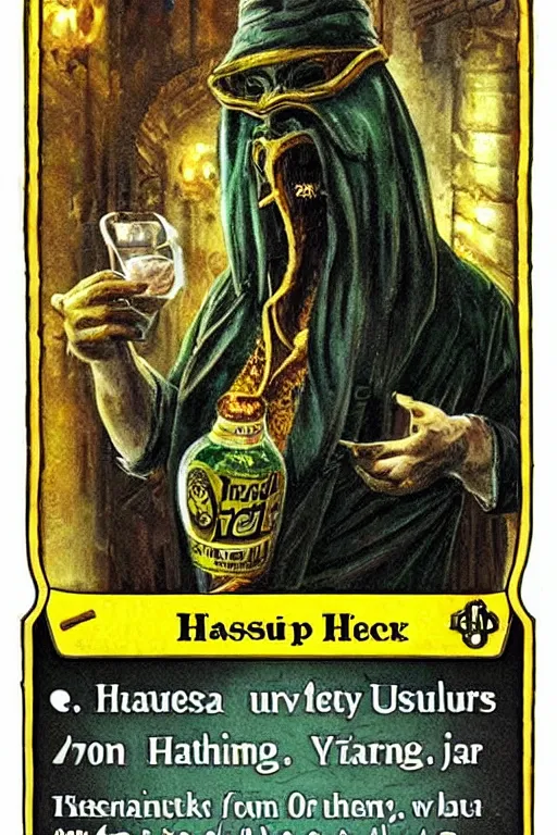 Image similar to hastur throwing back an ice cold natty lite