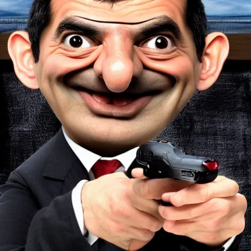 Image similar to mister bean as a bean.