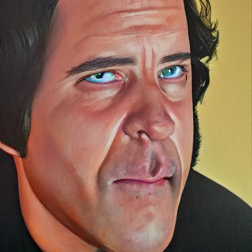 Image similar to Gene Belcher from Bobs Burguer hyperrealistic painting detailed