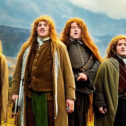 Image similar to middle - earth's hottest hobbits, national geographic photo