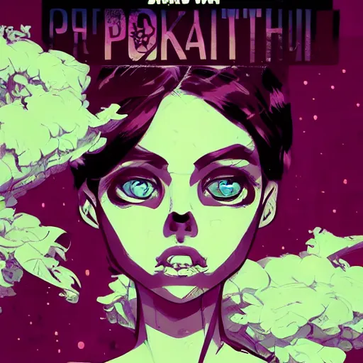 Image similar to portrait skull girl manga by petros afshar, tom whalen, laurie greasley, jc leyendecker and greg rutkowski