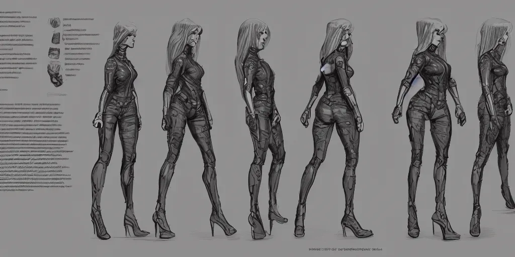 Image similar to jean grey, character sheet, concept design, contrast, kim jung gi, greg rutkowski, zabrocki, karlkka, jayison devadas, trending on artstation, 8 k, ultra wide angle, pincushion lens effect