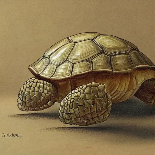 Image similar to Tortoise eating lettuce, art noveau, very detailed