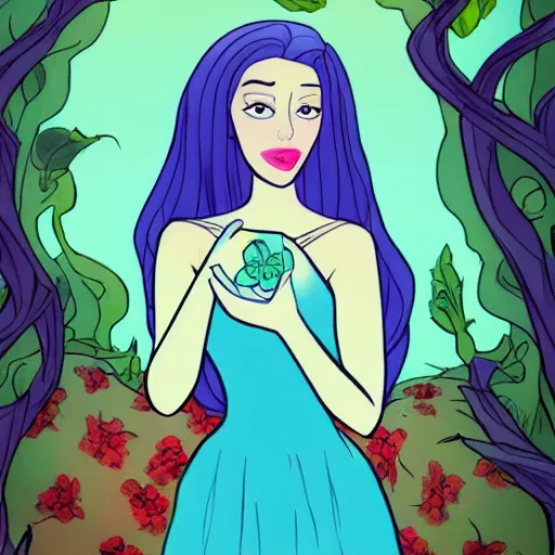 Image similar to persephone in lore olympus