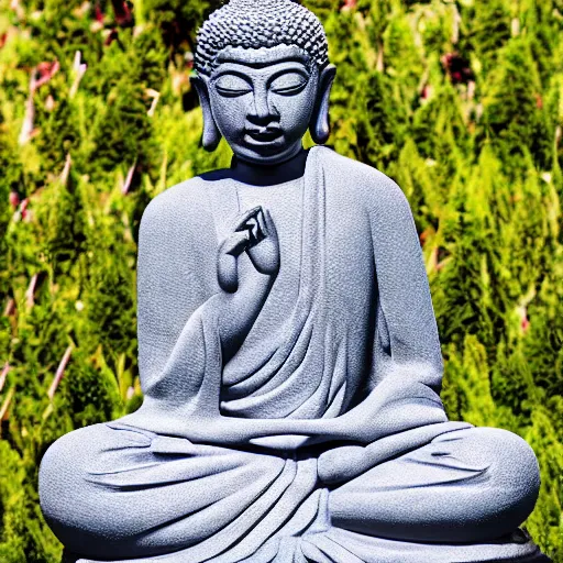Prompt: barack obama buddha statue