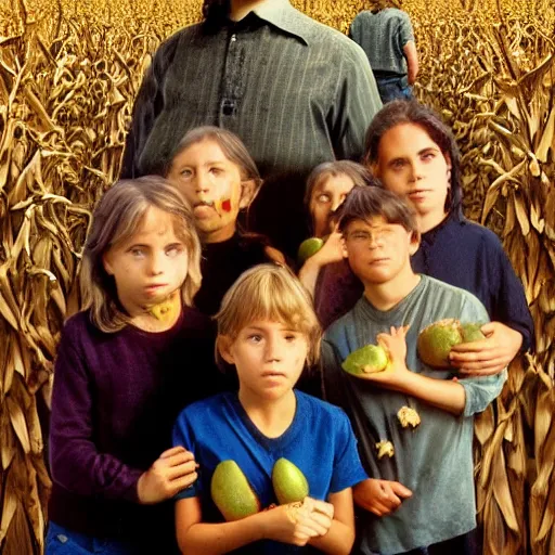 Image similar to children of the avocado, based on children of the corn