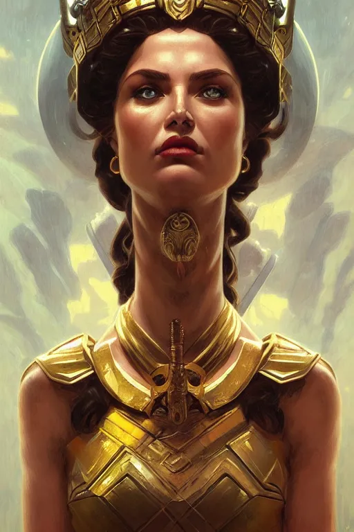 Prompt: The Godess Hera looking angry, detailed armor, portrait, pixel art, digital painting, artstation, concept art, smooth, sharp focus, beautiful face, symmetric face, cinematic, videogame cover art, illustration, by Artgerm and Greg Rutkowski and Alphonse Mucha