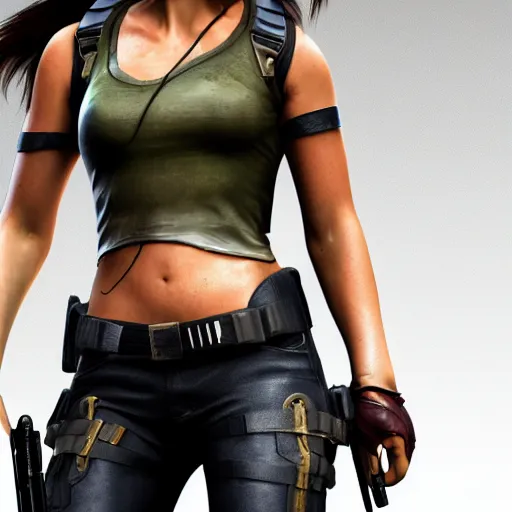 Prompt: Lara croft as spiderwoman, heavy rain ,dramatic, intricate, highly detailed, concept art, smooth, sharp focus, illustration, Unreal Engine 5, 8K