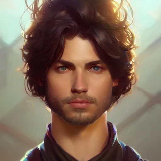 Prompt: jake blake portrait, highly detailed, digital painting, artstation, concept art, smooth, sharp focus, illustration, cinematic lighting, art by artgerm and greg rutkowski and alphonse mucha