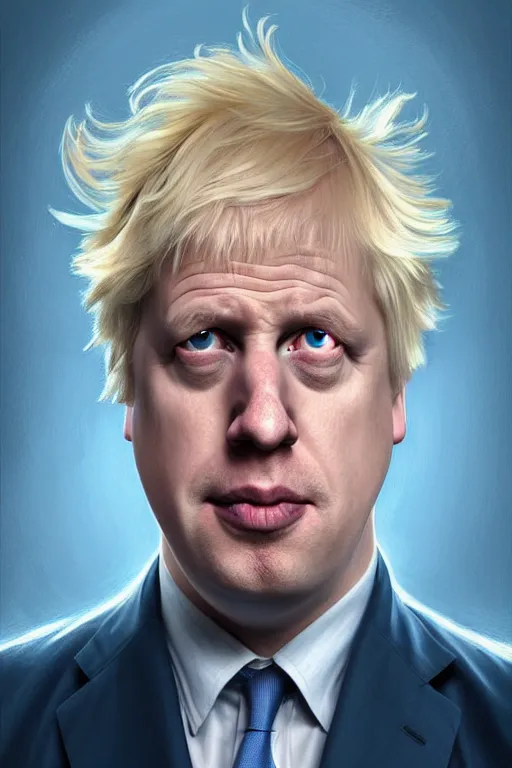 Image similar to boris johnson as patrick the star from sponge bob, realistic portrait, symmetrical, highly detailed, digital painting, artstation, concept art, smooth, sharp focus, illustration, cinematic lighting, art by artgerm and greg rutkowski and alphonse mucha