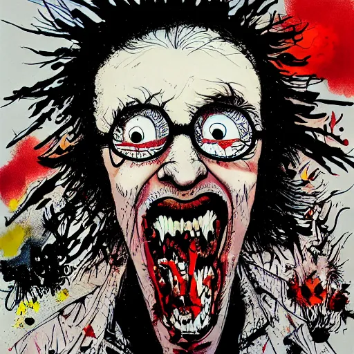 Prompt: rage by ralph steadman