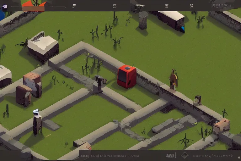 Prompt: jesus in project zomboid, in - game screenshot, isometric, video game