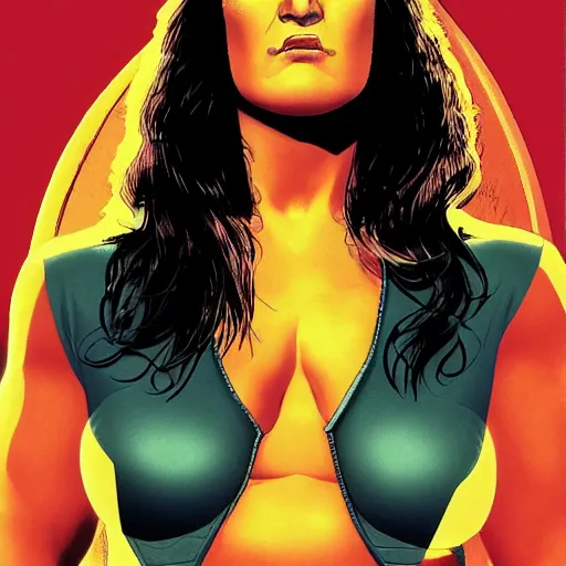 Image similar to gina carano retro minimalist portrait by jean giraud, moebius starwatcher comic, 8 k