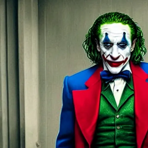 Prompt: film still of Robert Deniro as joker in the new Joker movie