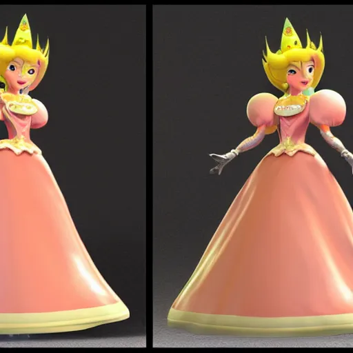 Image similar to photo of princess peach posing, ultra details