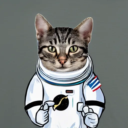 Image similar to cat astronaut