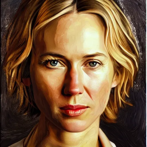 Prompt: high quality high detail painting by lucian freud, hd, portrait of naomi watts, photorealistic lighting